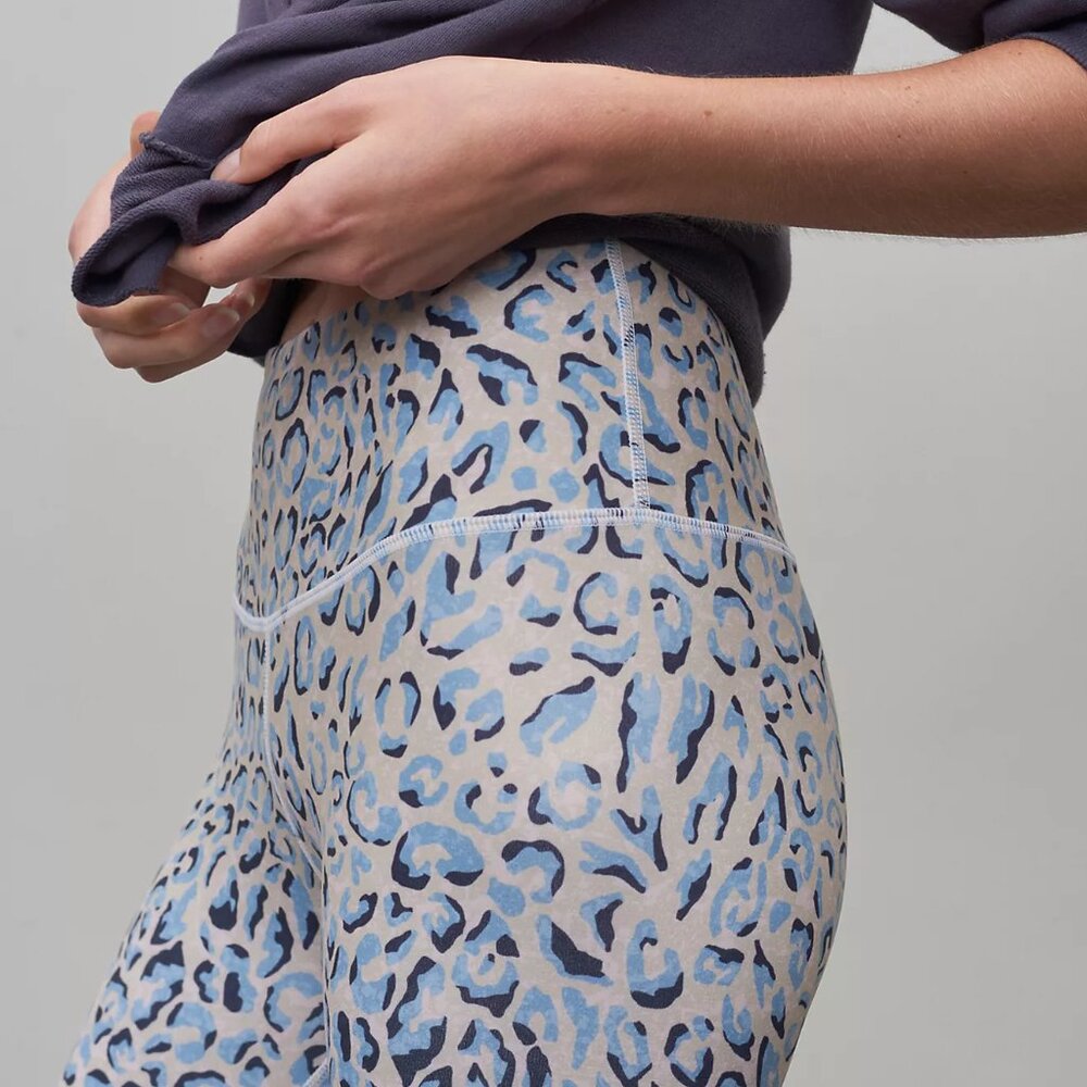 Anthropologie Women's Varley Century Leopard Print Leggings - Picture 5 of 11